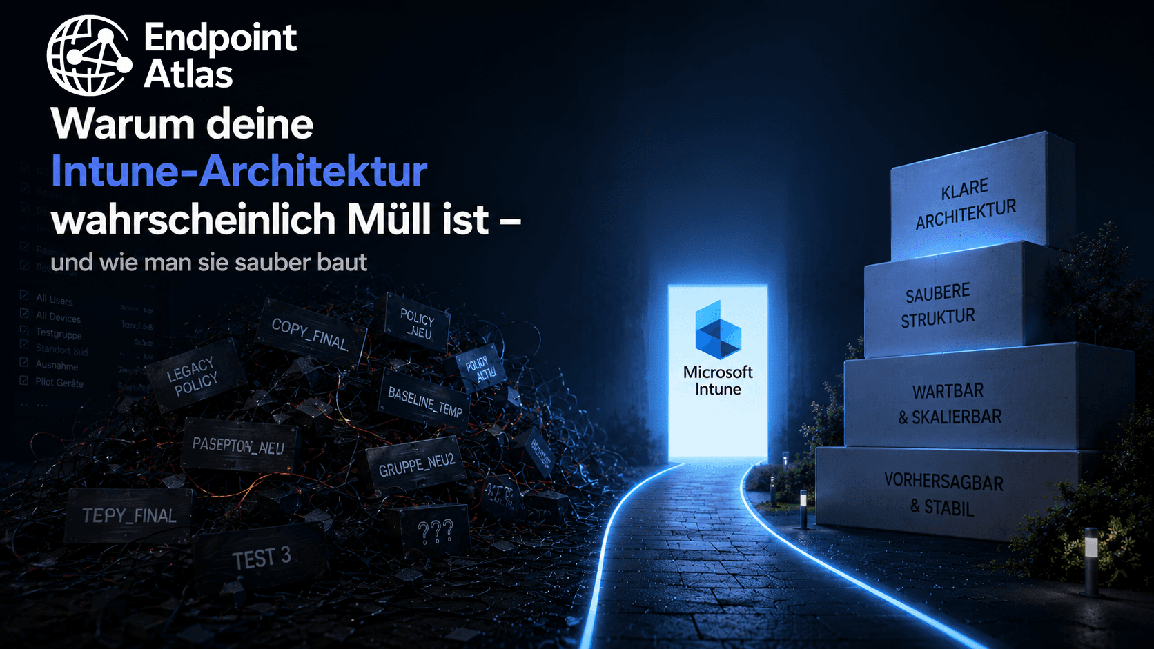Warum deine Intune-Architektur wahrscheinlich Müll ist – und wie man sie sauber baut